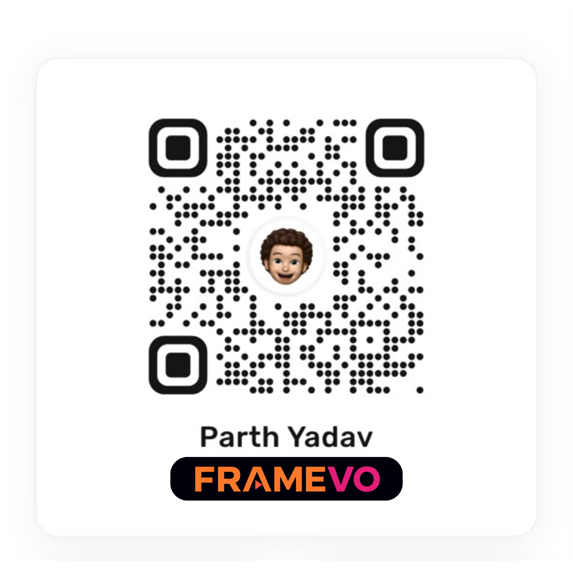Framevo UPI payment QR code — scan with any UPI app to pay the ₹50 application fee